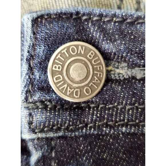 Buffalo David Bitton Jeans Mens 34x30 Jackson-X Straight Stretch Dark Wash - Picture 5 of 16